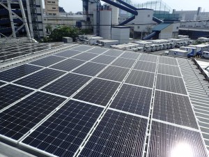 ソーラーパネル設置しました